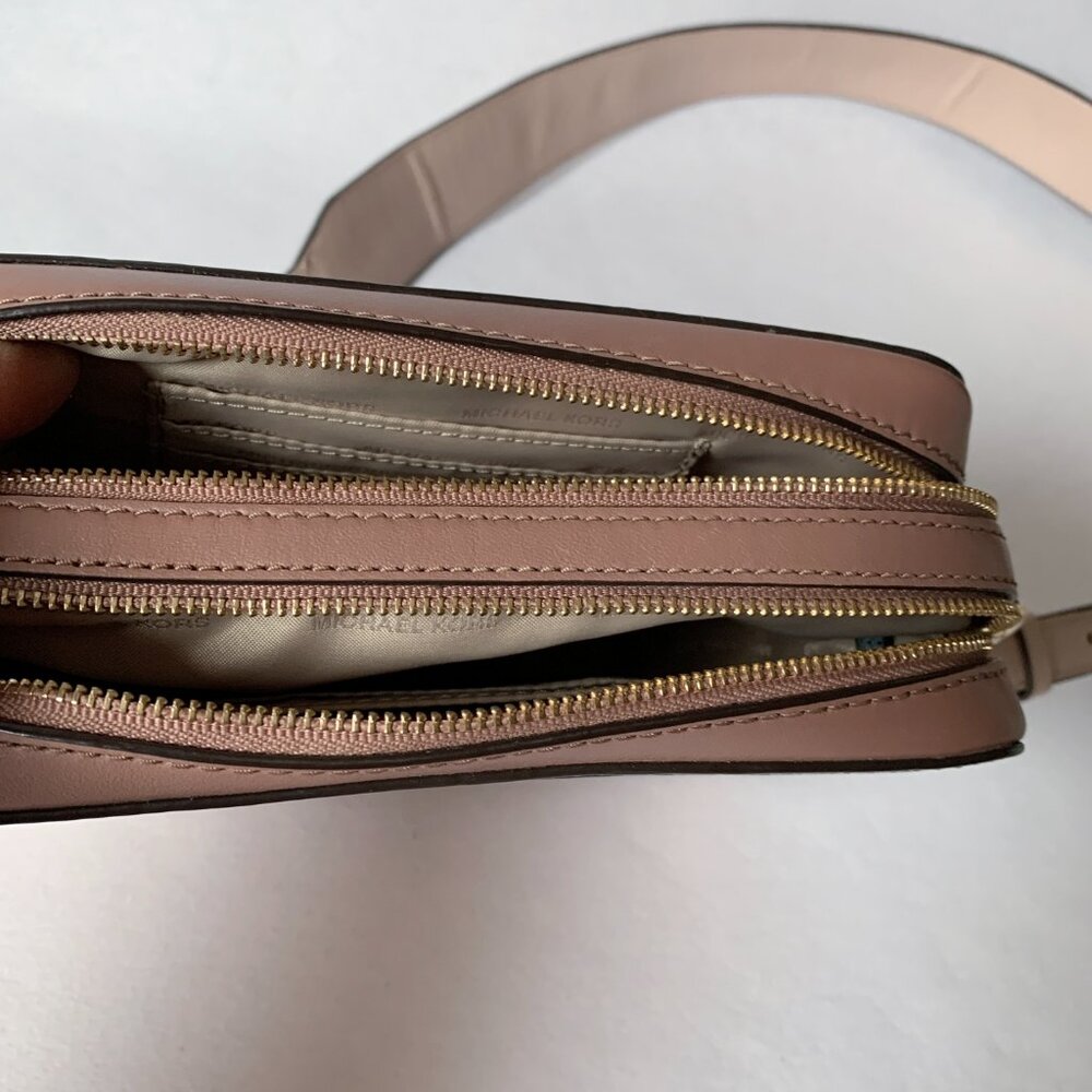 Michael Kors Small Tri-Colour Camera Bag | Soft Pink Multi - Picture 11 of 14
